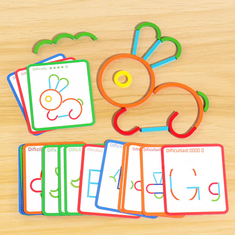 Children's Logic Puzzle Ring Game